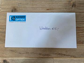 Cadeaubon Keiser Optiek Zuid-Scharwoude beschikbaar voor biedingen