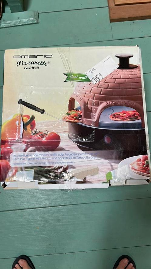 6 persoons Pizzaoven Emerio PO-115984, Witgoed en Apparatuur, Ovens, Zo goed als nieuw, Oven, Minder dan 45 cm, 45 tot 60 cm, Ophalen of Verzenden