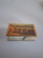 Vintage Luciferhouder met Jachttafereel, Ophalen of Verzenden