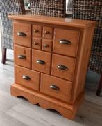 Massief grenen ladekastje, Huis en Inrichting, Kasten | Ladekasten, Ophalen, Gebruikt, 50 tot 100 cm, 3 of 4 laden