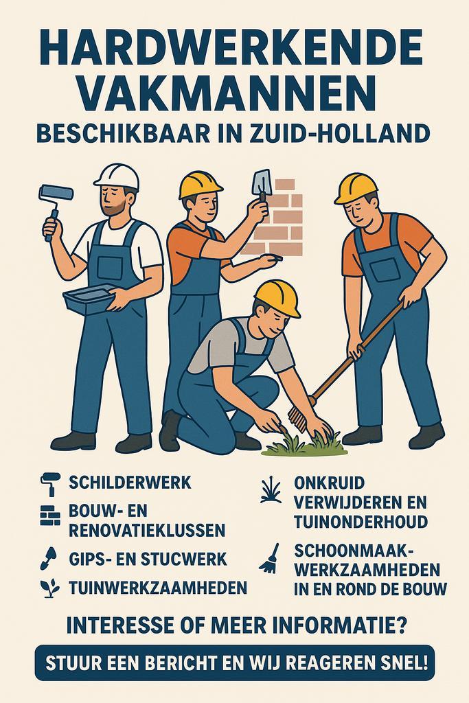 Gezocht werk, Vacatures, Vacatures | Schoonmaak en Facilitaire diensten, Vanaf 10 jaar, Overige vormen, 33 - 40 uur