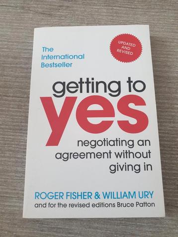 Getting to Yes - Roger Fisher & William Ury beschikbaar voor biedingen