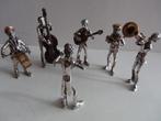 Miniatuur zilver NL29 muziek orkest 6man zilveren miniaturen, Antiek en Kunst, Ophalen of Verzenden, Zilver