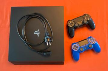 PS4 Pro 1TB - CUH-7116B - Incl. 2 Controllers beschikbaar voor biedingen