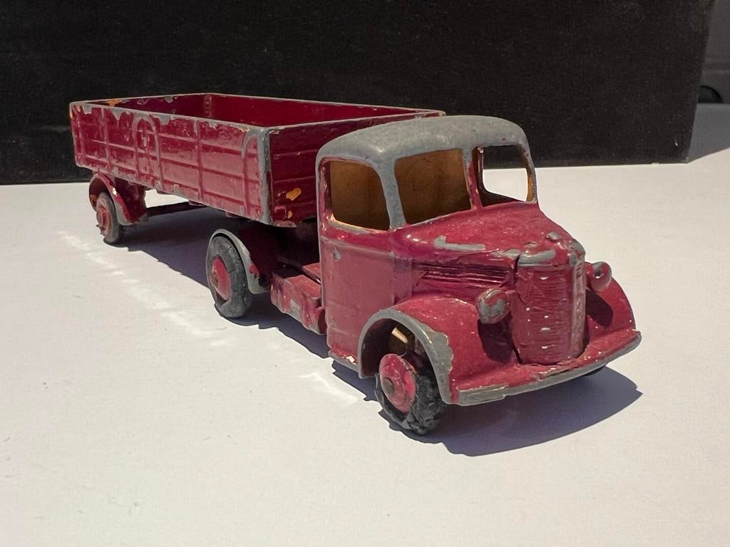 Dinky toys bedford trick met aanhanger, Ophalen of Verzenden, Gebruikt, Bus of Vrachtwagen, Dinky Toys