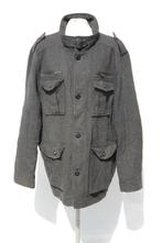 Mooie heren winterjas.70% wol.Mt 2XL.Merk Angelo Litrico, Kleding | Heren, Jassen | Winter, ., Zwart, Overige maten, Ophalen of Verzenden