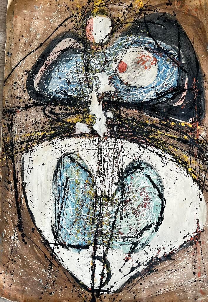 Kees Strooker uit Bergen 1967, Antiek en Kunst, Kunst | Overige Kunst, Ophalen of Verzenden