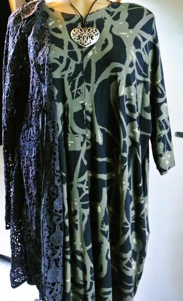 Tuniek Danes jurk bamboe mix a lijn ballon/builen 50 54 XXL beschikbaar voor biedingen