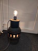 Antieke vloerlamp met 2 lichtpunten, Gebruikt, Minder dan 100 cm, Hout, Antiek