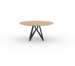 Studio Henk Eettafel rond 150 Eiken Butterfly | Van €2819 nu, Studio Henk, Nieuw, Ophalen of Verzenden, Studio Henk