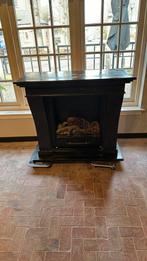 Mooi houten schouw 120 bij 58, 108 hoog, Ophalen, Zo goed als nieuw, Vrijstaande haard