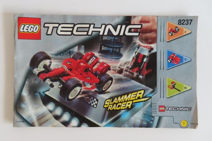 Lego Technic 8237 Slammer Racer (2474), Kinderen en Baby's, Speelgoed | Duplo en Lego, Zo goed als nieuw, Lego, Complete set, Ophalen of Verzenden