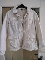 Witte winterjas maat 38, Maat 38/40 (M), H&M, Wit, Ophalen of Verzenden