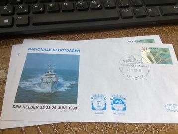 No1295 St Den Helder 23-6-1990 Veldpost Koninklijke Marine N beschikbaar voor biedingen