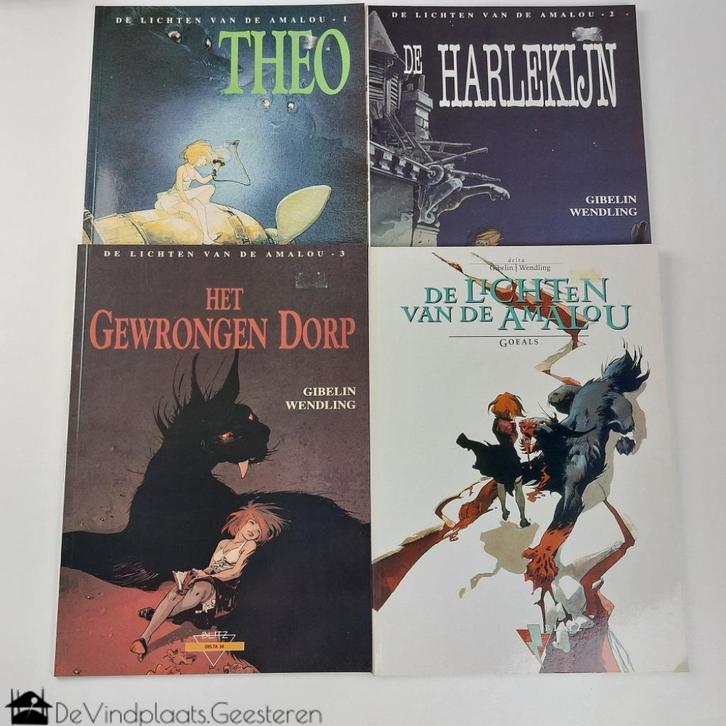 De Lichten van de Amalou – delen 1 t/m 4 - 1e drukken sc, Boeken, Stripboeken, Zo goed als nieuw, Meerdere stripboeken, Ophalen of Verzenden