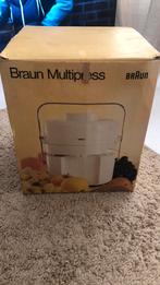 Braun multipress, Ophalen, Zo goed als nieuw, Elektrisch, Sapcentrifuge