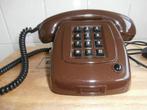 T65 TDK telefoon mokka bruin 1979, Ophalen of Verzenden, Gebruikt