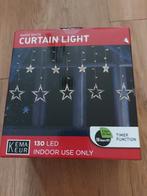 Kerstverlichting curtain light sterren, Ophalen of Verzenden, Zo goed als nieuw