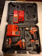 Milwaukee Set - Slagschroevendraaier + Accu + Meer, Doe-het-zelf en Verbouw, Ophalen of Verzenden, Gebruikt, 600 watt of meer