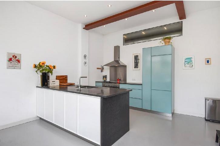 Belgisch Hardsteen Keukenblad + Gootsteen & Kraan - GRATIS!, Huis en Inrichting, Keuken | Keukenelementen, Gebruikt, Minder dan 100 cm