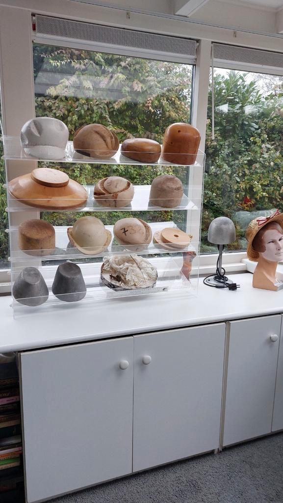 Collectie hoedenmallen (25 stuks), Antiek en Kunst, Antiek | Overige Antiek, Ophalen