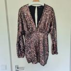 Glitterjurk Maat M, Bershka, Ophalen of Verzenden, Zo goed als nieuw, Maat 38/40 (M)