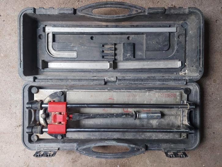 Rodia 50 tegelsnijder in koffer, Doe-het-zelf en Verbouw, Gereedschap | Handgereedschap, Gebruikt, Ophalen of Verzenden