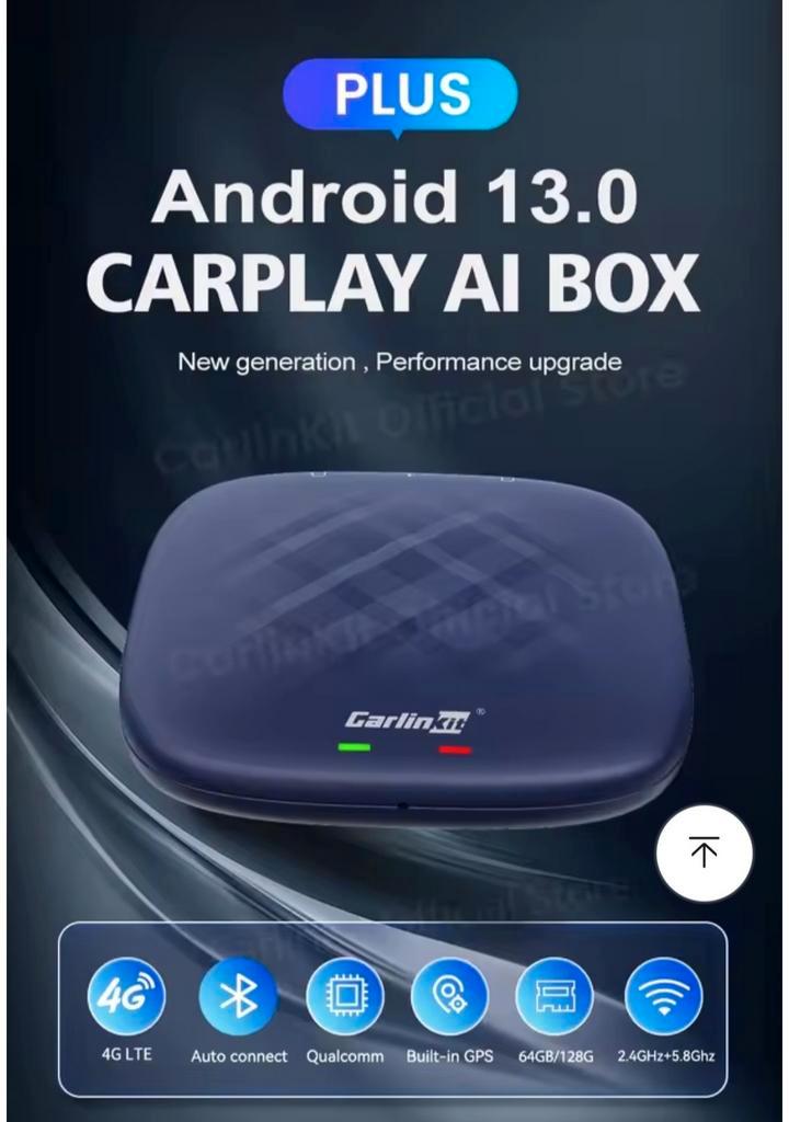 CarlinKit CarPlay AI Box - 8 gb ram, 128gb rom, Auto diversen, Autonavigatie, Nieuw, Ophalen of Verzenden