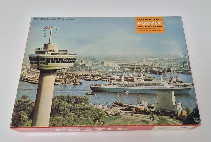 Rotterdam puzzel jaren '60 van Ravensburger, Hobby en Vrije tijd, Denksport en Puzzels, Gebruikt, Legpuzzel, 500 t/m 1500 stukjes