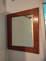 Wooden antique mirror, Ophalen of Verzenden, Zo goed als nieuw, Rechthoekig, Minder dan 100 cm