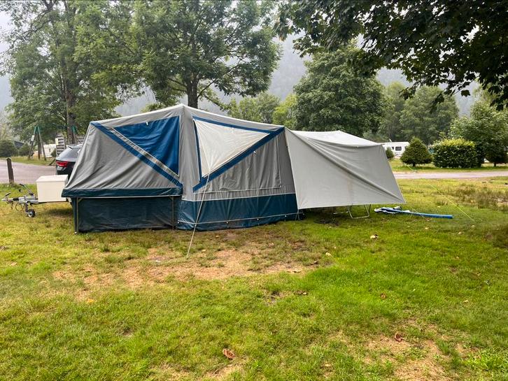 Gerjak Tago Settler vouwwagen 2007 incl stalling, Caravans en Kamperen, Tenten, tot en met 5, Gebruikt, Ophalen