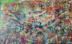 Valera- Kleurrijke abstract 447- Handgeschilderd- Uniek- XXL, Ophalen of Verzenden