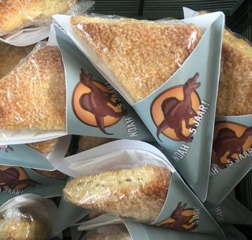 Dino traktatie printable, Traktatie zakjes voor appelflapjes beschikbaar voor biedingen