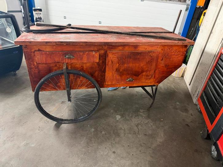 Vintage Verkoopkar / Verkoopwagen, Antiek en Kunst, Curiosa en Brocante, Ophalen