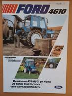 Folder Ford 4610 tractor, Ophalen of Verzenden, Gelezen, Tractor en Landbouw