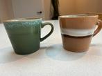 2 HK Living cappuccino mok, Ophalen, Keramiek, Zo goed als nieuw, Overige stijlen