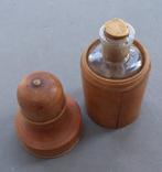 Om 1880 - 1900 Medicijnfles Houder Buxushout Arts Apotheek, Ophalen of Verzenden