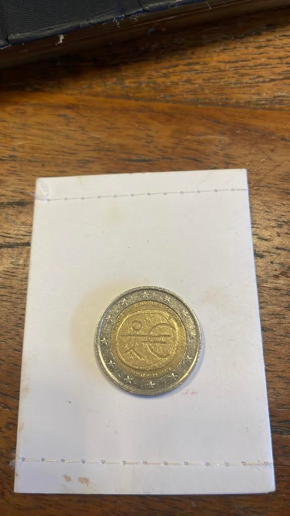 2 euro muntstuk duitsland 10 jaar EMU, Postzegels en Munten, Munten | Europa | Euromunten, Ophalen of Verzenden, Duitsland, 2 euro