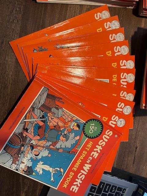 Suske en Wiske stripverhalen aangeboden, Boeken, Stripboeken, Gelezen, Meerdere stripboeken, Ophalen