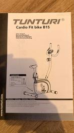 Tunturi Cardio Fit Bike B15 Hometrainer, Sport en Fitness, Ophalen, Zo goed als nieuw, Metaal, Benen