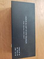 HDMI & DP KVM Switch - Dual Monitor 2 in 1 Out, MacOS, Ophalen of Verzenden, Zo goed als nieuw, Microfoon
