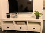 Wit TV Meubel met Lades, Ophalen, Gebruikt, 150 tot 200 cm, Minder dan 100 cm