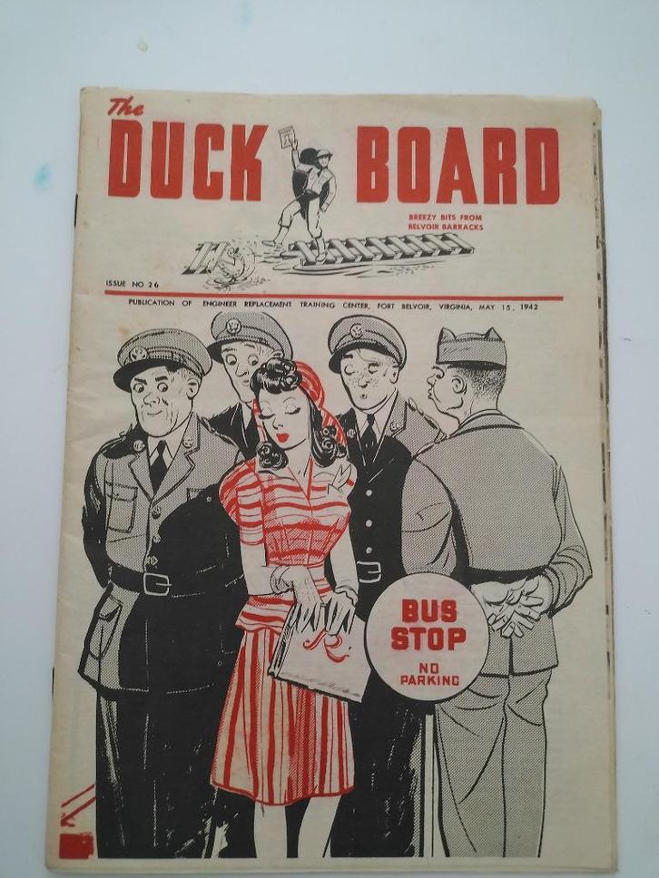 Duckboard - Engineer Camp Belvoir magazine May. 15, 1942, Verzamelen, Militaria | Tweede Wereldoorlog, Landmacht, Boek of Tijdschrift