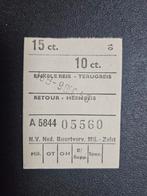 Oude buskaartjes N.V. Ned. Buurtvervoer Mij. - Zeist, Verzamelen, Ophalen of Verzenden, Gebruikt