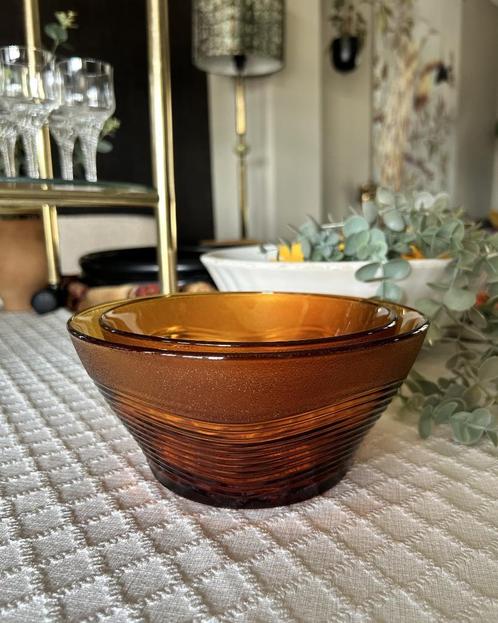 Schalen set Duralex beehive bowl vintage, Antiek en Kunst, Antiek | Schalen, Ophalen of Verzenden