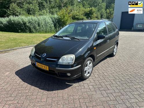 Nissan Almera Tino 1.8 Tekna/AIRCO/LEDER-ALCANTARA/TREKHAAK, Auto's, Nissan, Bedrijf, Te koop, Almera Tino, ABS, Achteruitrijcamera