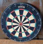 Vintage Nodor Supabull No. 1 Bristle Dartboard, jaren '80, Sport en Fitness, Darts, Ophalen of Verzenden, Gebruikt, Dartbord met pijlen