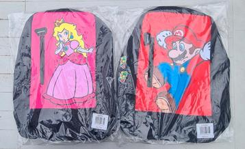 Te koop Super Mario en Peach rugzakken. beschikbaar voor biedingen