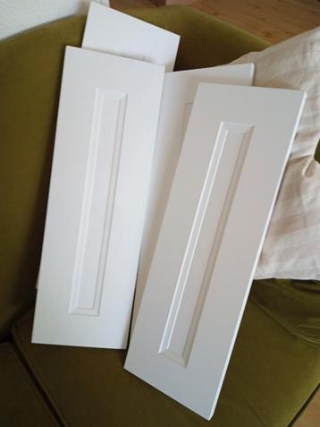 4 Lade frontjes Ikea wit 20 bij 60