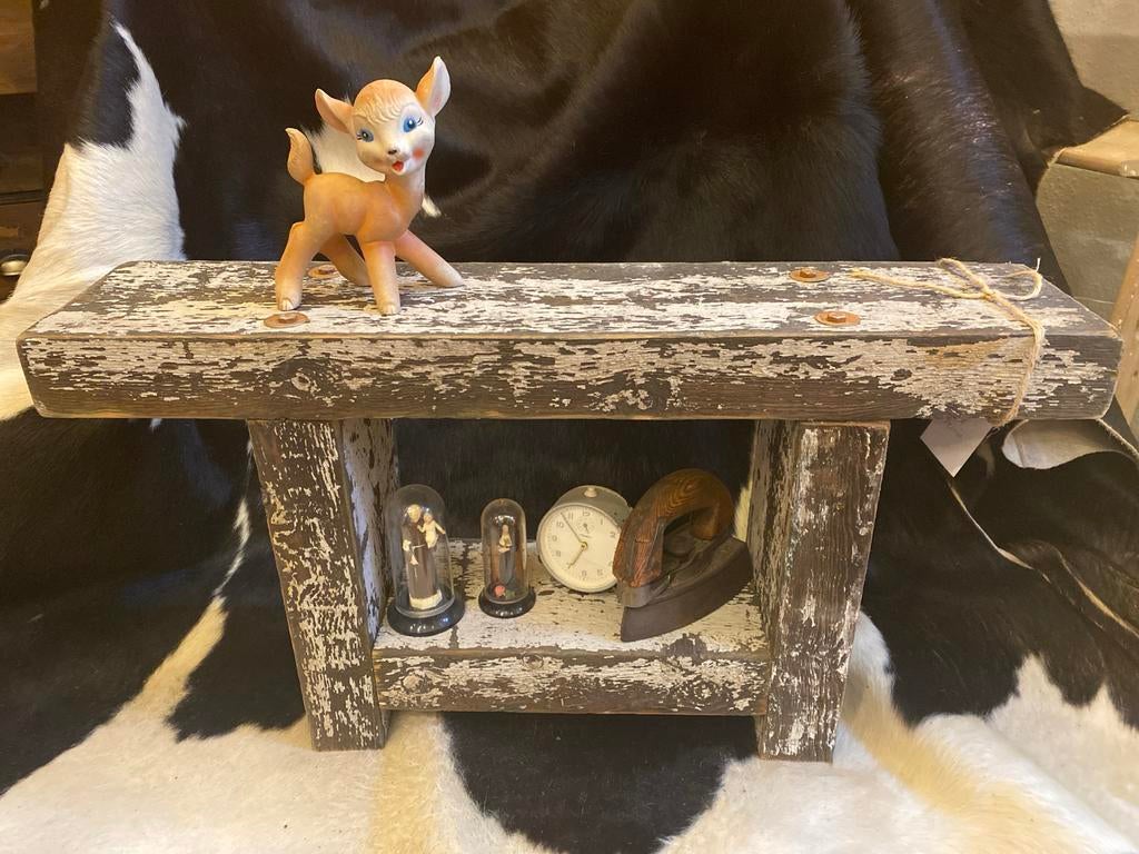 Brocant Bankje/Venster Decoratie, Antiek en Kunst, Curiosa en Brocante, Ophalen